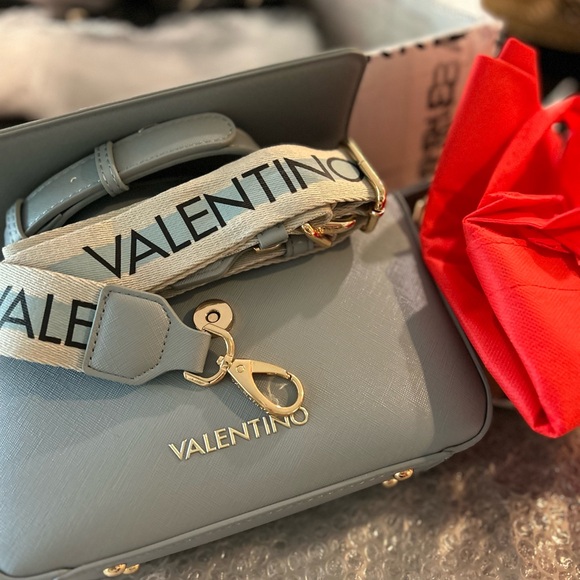 ❗️SOLD❗️Valentino V Zero RE Ladies Shoulder Bag in Polvere Blue - Picture 7 of 9